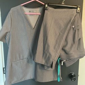 Figs scrub set HEATHERED GREY